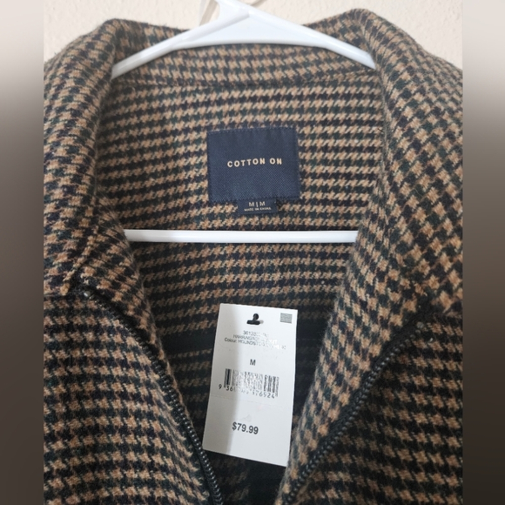 Cotton On Houndstooth Jacket - Picture 2 of 12